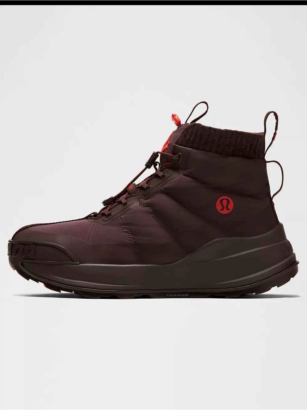 Brand new Lululemon women’s team Canada waterproof Winter boots- Dark Burgundy - Picture 7 of 8